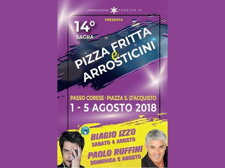 PASSO CORESE XIV^ Sagra Pizza Fritta e Arrosticini