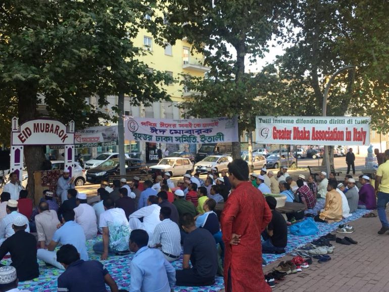 ROMA Largo Preneste Festa del Sacrificio dedicata a Genova