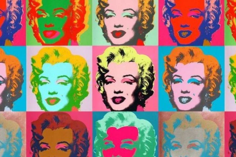 Marilyn Monroe dipinta da Warhol