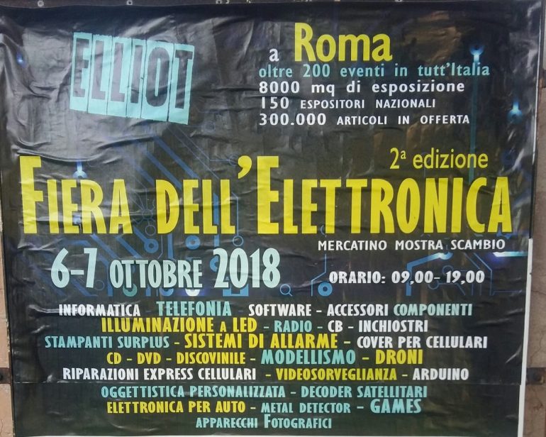 Fiera dell’elettronica a Roma, giornate hi tech