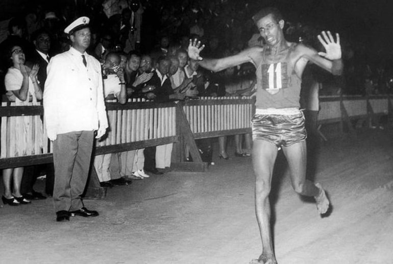 VIDEO – Abebe Bikila alla conquista di Roma