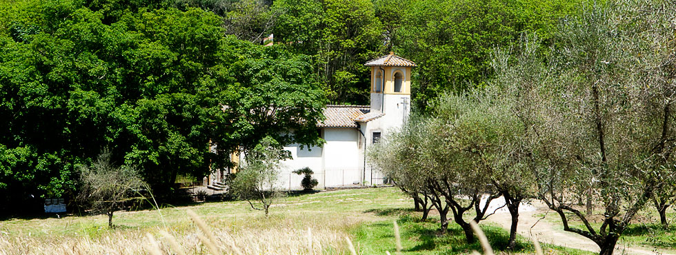 La chiesa borgo delle grazie in località Manziana