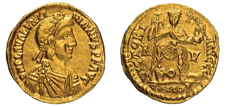 ROMA ANTICA Valentiniano III imperatore