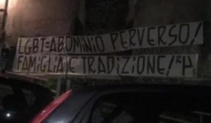 RAID OMOFOBO AL CIRCOLO MARIO MIELI – Il Campidoglio interviene