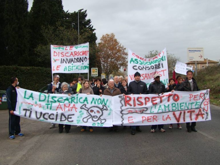 ROMA Flash mob a Rocca Cencia contro l’emergenza rifiuti
