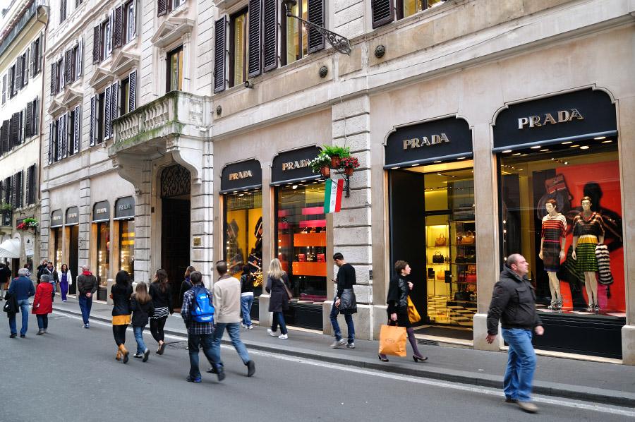 Le vie dello shopping a Roma