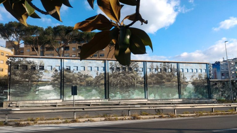 Raggi inaugura murale a Casal de’ Pazzi: “Piccolo gesto, ma significa…”