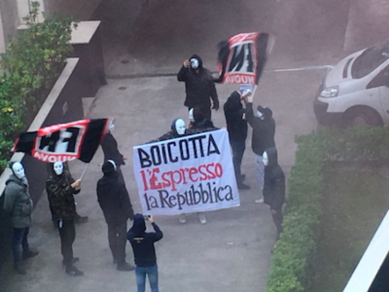 ROMA Giornalisti aggrediti, arriva la sanzione per due leader di estrema destra