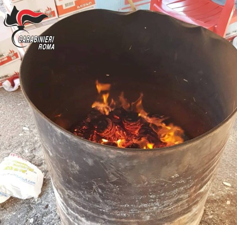 ROMA SAN BASILIO Droga nel braciere: 4 arresti
