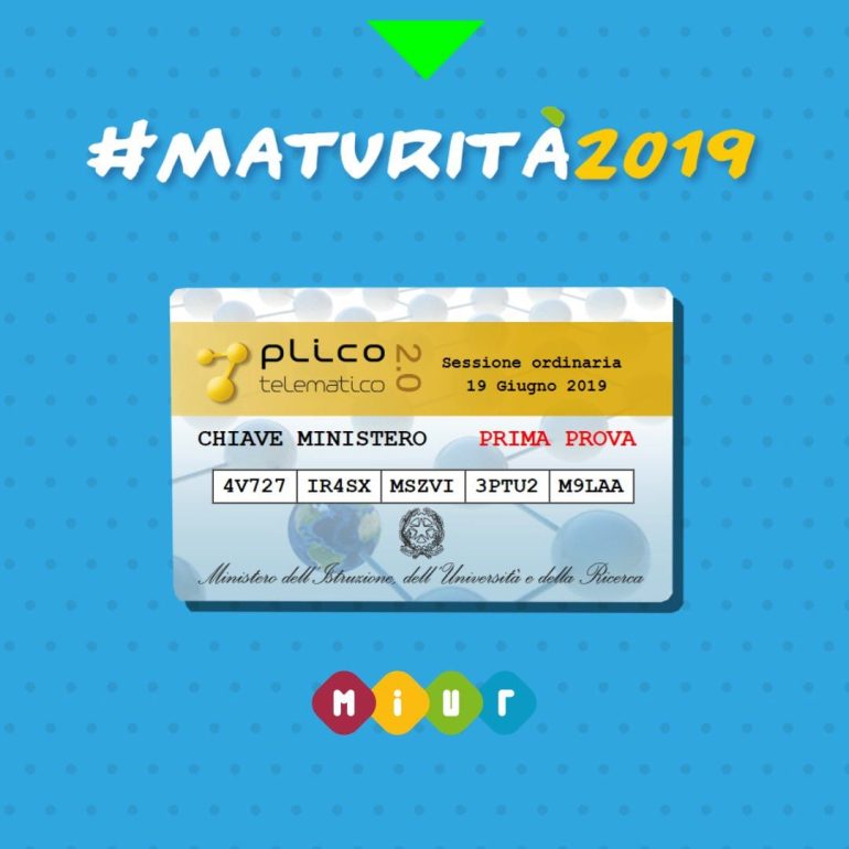 MATURITA’ 2019 Svelate le tracce della prima prova