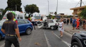 NETTUNO Frontale in centro: feriti gravi