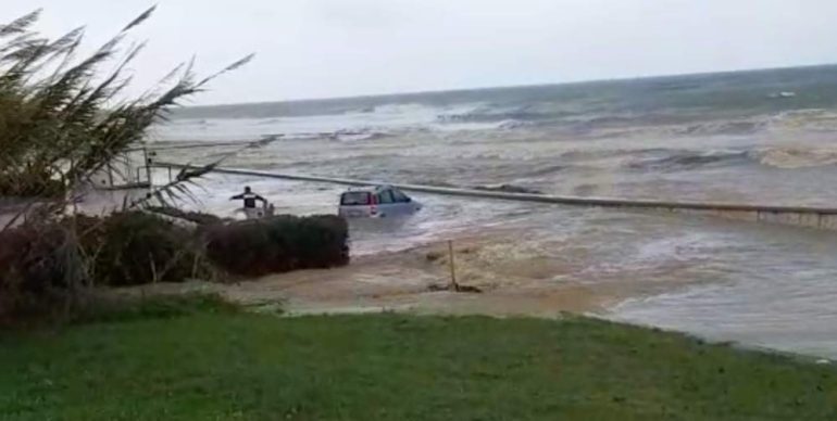 Nubifragio nel Lazio — Allagata l’Aurelia
