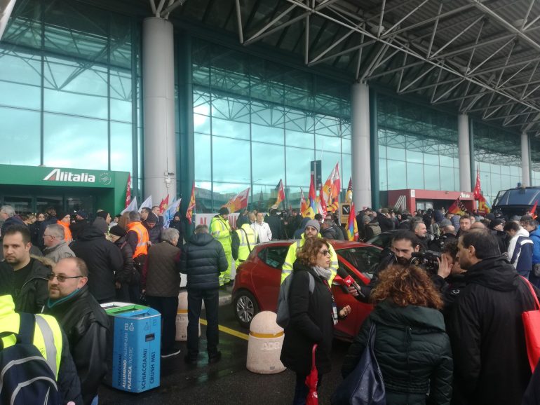 ALITALIA Presidio a Fiumicino