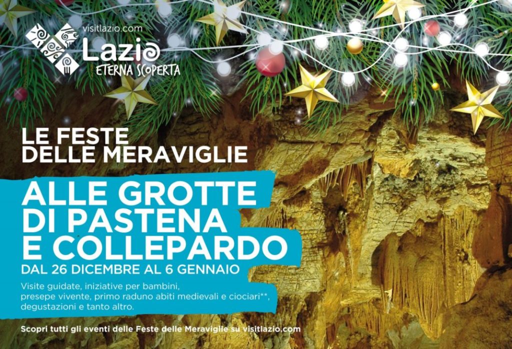 NATALE Le Feste delle Meraviglie in scena alle grotte di Pastena e Collepardo