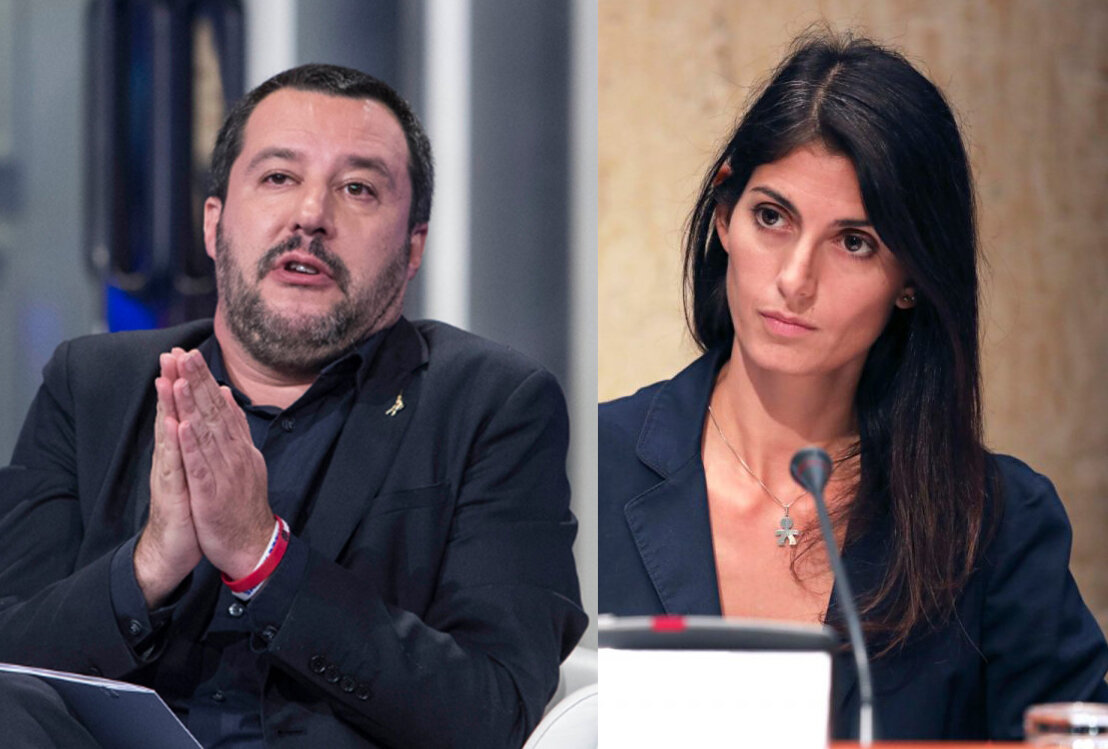 Raggi contro Salvini
