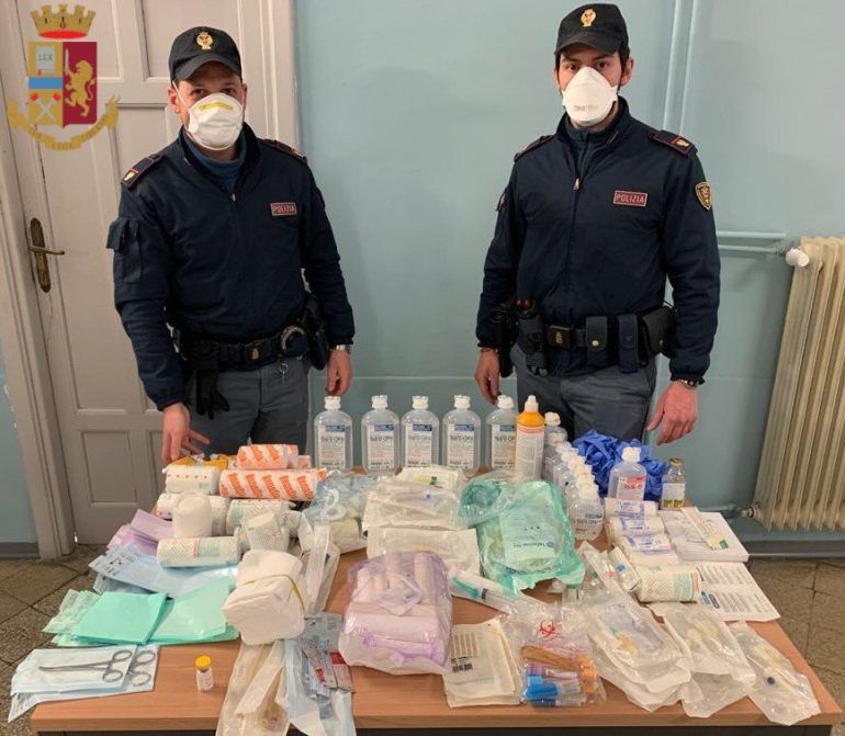 ROMA Infermiere ruba materiale sanitario: arrestato
