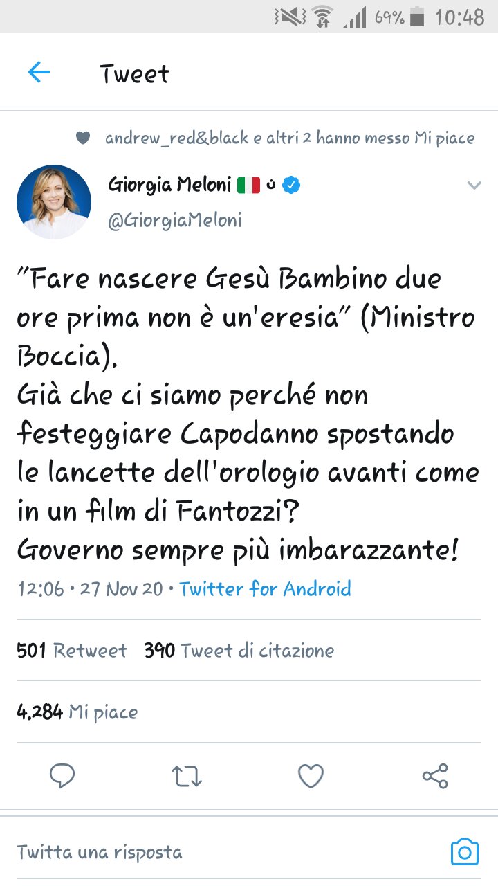 “Festeggiamo il Capodanno spostando le lancette dell’orologio avanti come in Fantozzi”