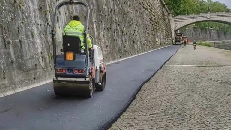 Ciclabile Tevere – la soprintendenza blocca i lavori