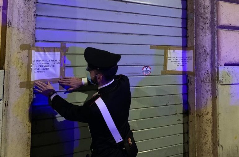 Cronaca Roma Castro Pretorio – Norme anti Covid e igiene, stangato ristorante