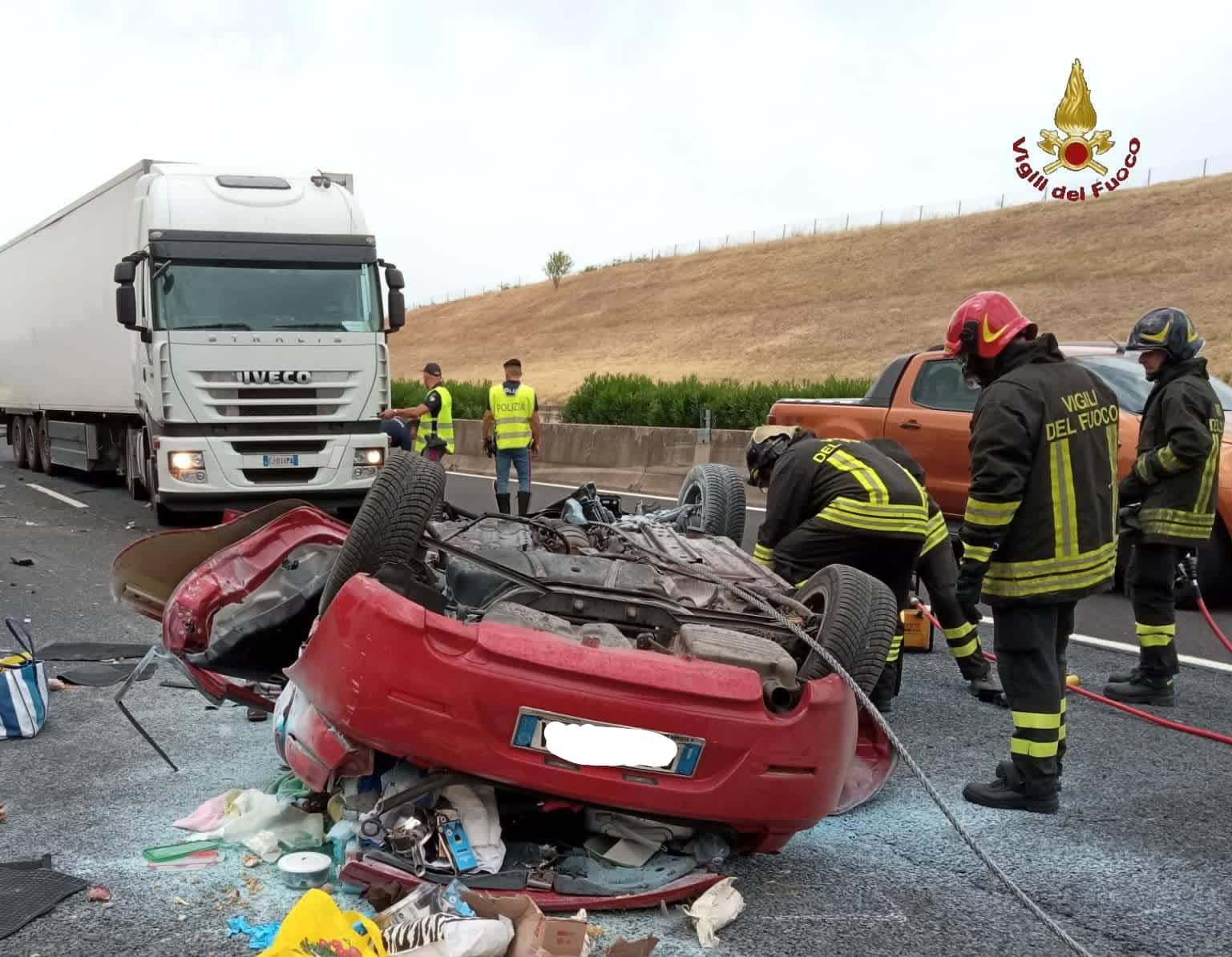 incidente mortale a Guidonia