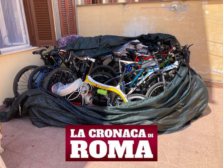 Cronaca, ricettatore di biciclette con oltre 20 modelli e un deposito di merce rubata