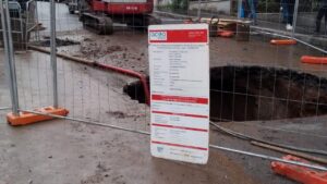 Maxi voragine a Boccea: Roma cade sempre più in basso