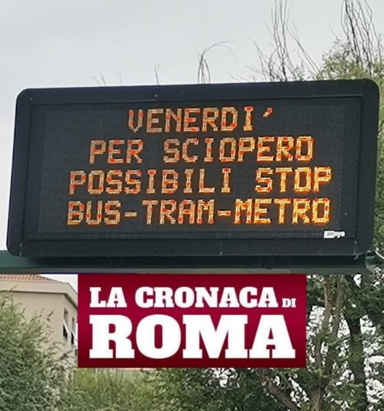 Sciopero mezzi pubblici a Roma