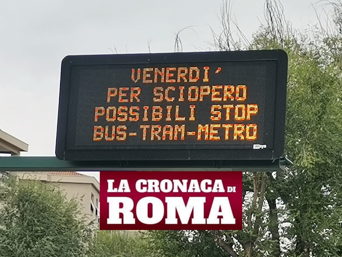 Sciopero a Roma: Metro e bus a rischio, strade chiuse e cortei in città
