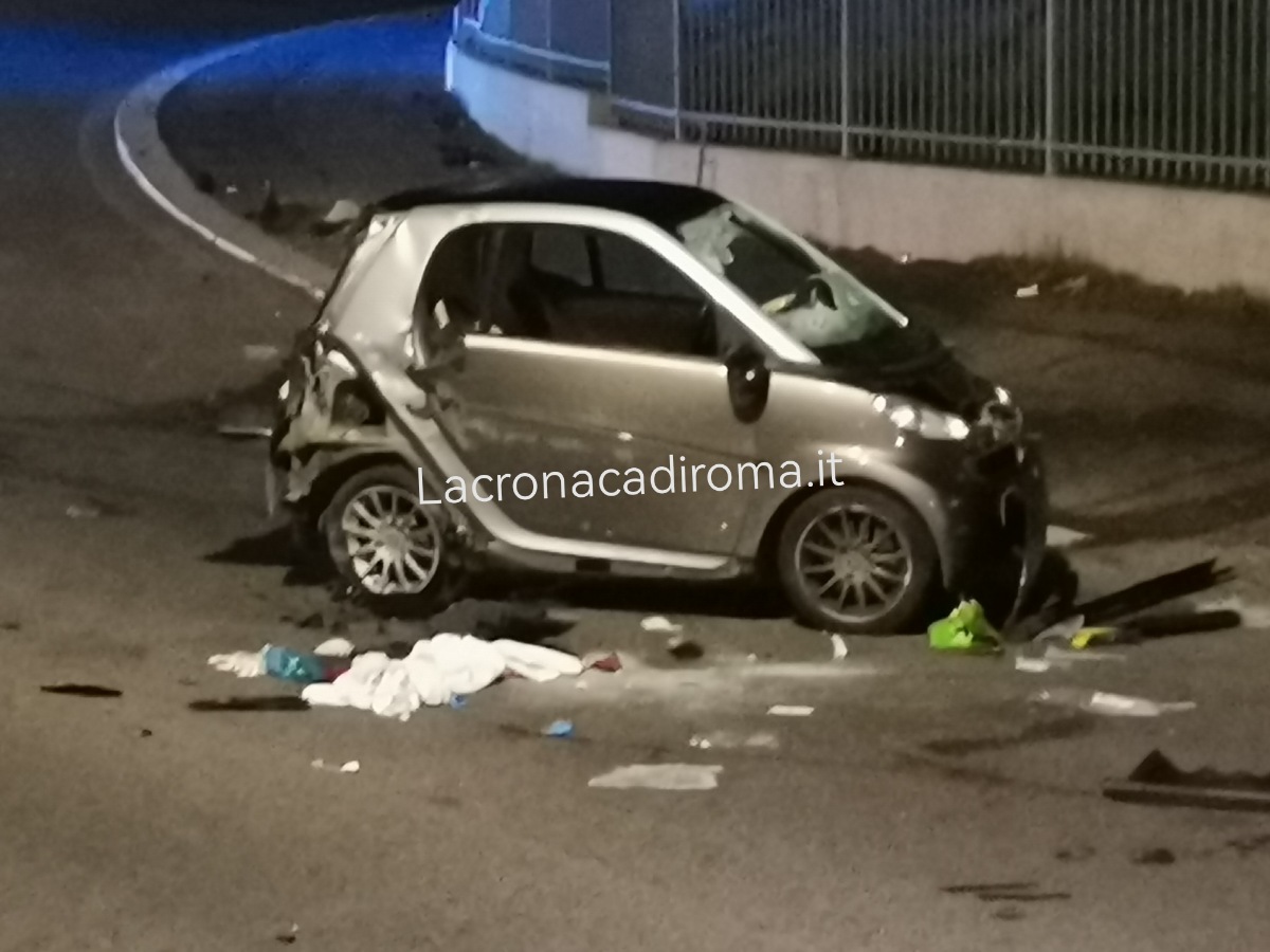 incidente stradale su via Prenestina