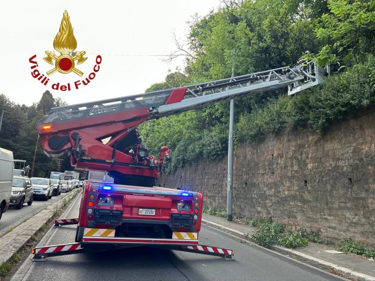 Roma, Ragazza cade dal muro del Pincio