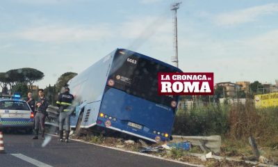 Incidente autobus Cotral Raccordo Anualre