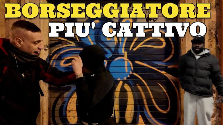 Il Borseggiatore più cattivo e infame di tutti è ancora in giro VIDEO