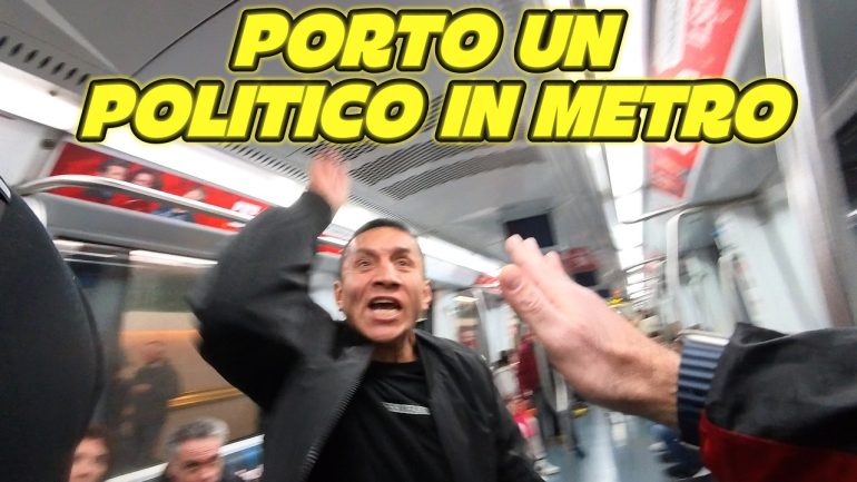 Porto un Politico in Metro a vedere la situazione delle Borseggiatrici e dei Ladri VIDEO