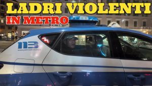 Ladri Violenti con le lame sotto la Metro di Roma VIDEO