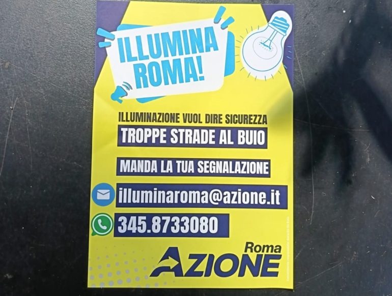 A Calenda gli si è accesa la lampadina. Iniziativa a Ponte Milvio