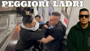Peggiori razze di Borseggiatori nella Metropolitana di Roma: Violenti, Sputatori e Fuggitivi VIDEO