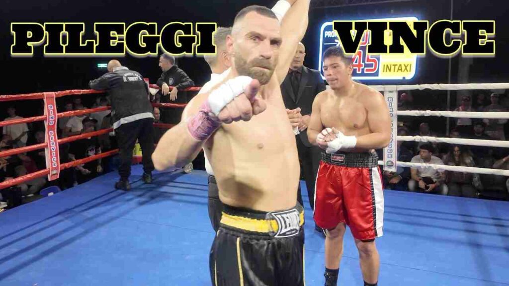 EVENTO DI BOXE A ROMA: MATTIA PILEGGI VS GONZALEZ VIDEO