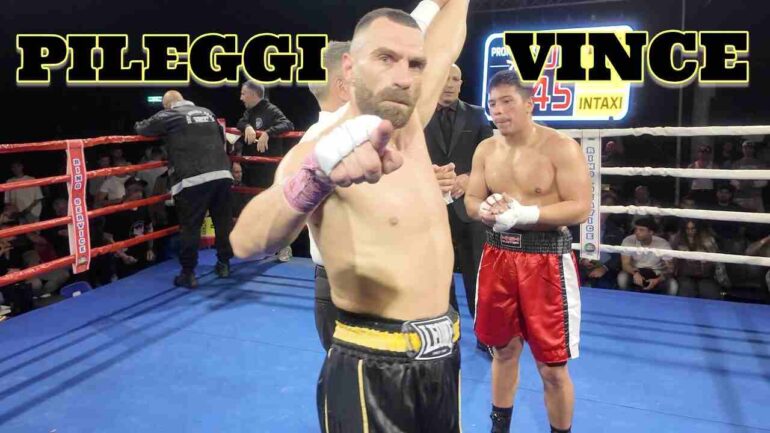EVENTO DI BOXE A ROMA: MATTIA PILEGGI VS GONZALEZ VIDEO