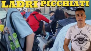 Ladri e Borseggiatrici prendono le Botte da gente arrabbiata VIDEO