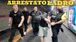 Arrestato dai Carabinieri ladro con il dente d’oro che era fuggito nella galleria della metro VIDEO