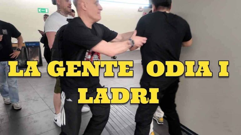 La frustrazione di essere derubati nella metro di Roma VIDEO