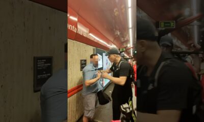 Borseggiatore Cileno arrestato per aver derubato una famiglia di turisti #roma #furto  #pickpocket VIDEO