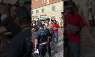 Borseggiatrice fa cadere una turista a terra per derubarla, tutto nella zona più presidiata di Roma VIDEO