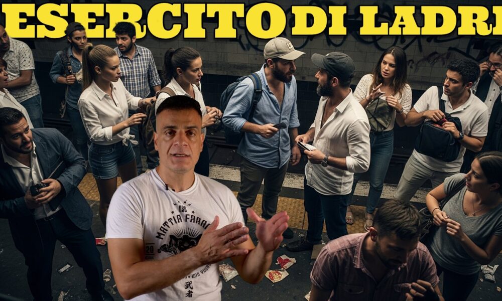 Incubo in Metro : Un esercito di Borseggiatori pronti a tutto invade la metro di Roma VIDEO