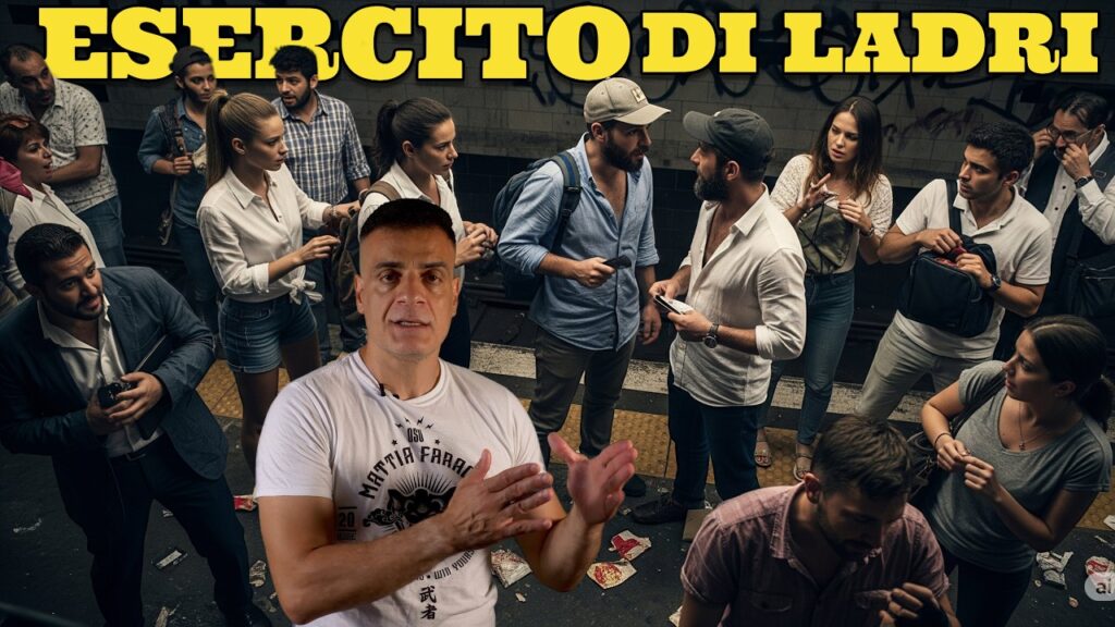 Incubo in Metro : Un esercito di Borseggiatori pronti a tutto invade la metro di Roma VIDEO