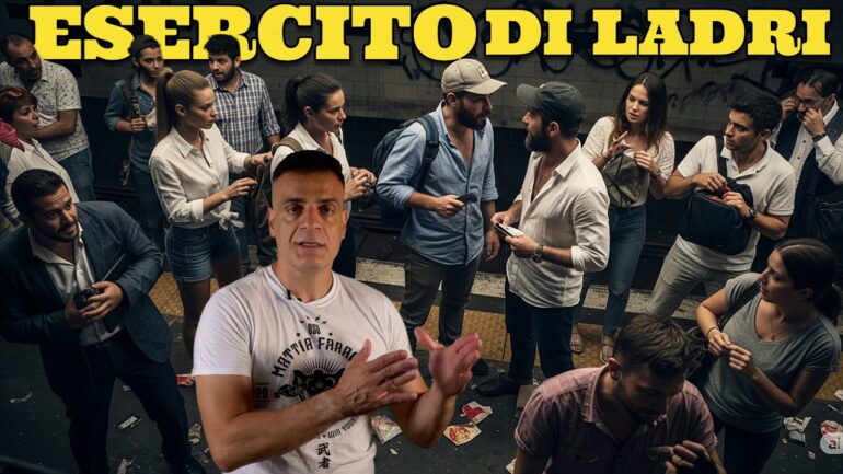 Incubo in Metro : Un esercito di Borseggiatori pronti a tutto invade la metro di Roma VIDEO