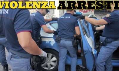 Violenza ed Arresti al mercatino illegale della merce rubata a Napoli VIDEO