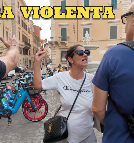Borseggiatrice Violenta cerca di colpirmi e mi minaccia VIDEO