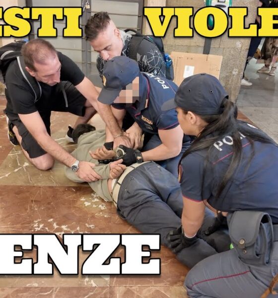 Arresti e Violenza a Firenze VIDEO