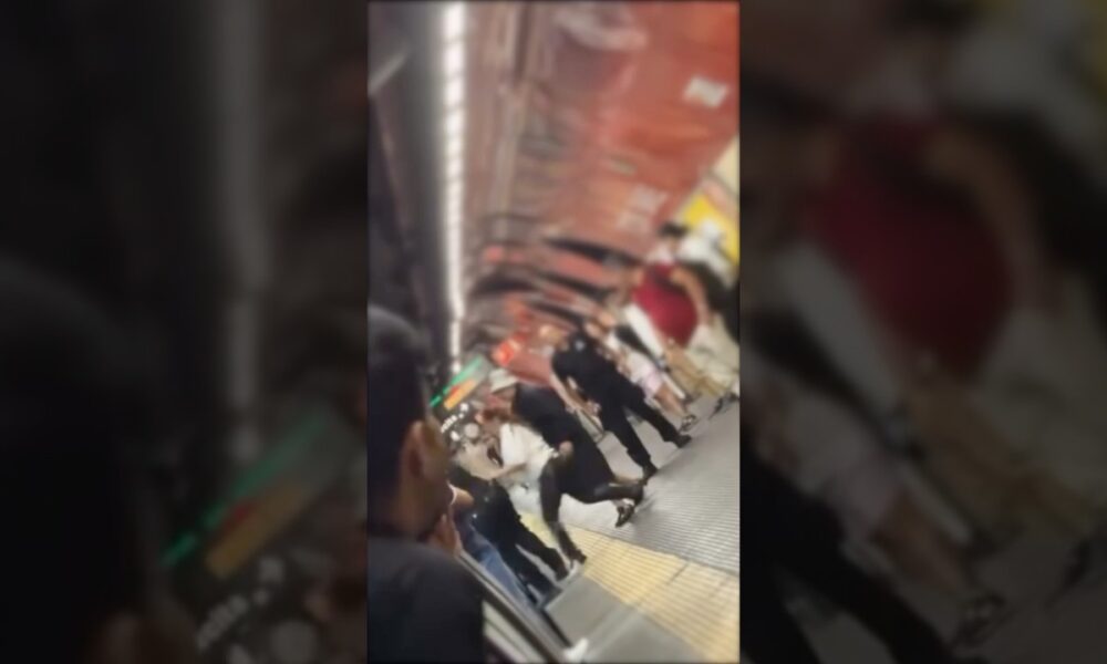 Gang di Borseggiatori combatte contro tutti bloccando la metro VIDEO